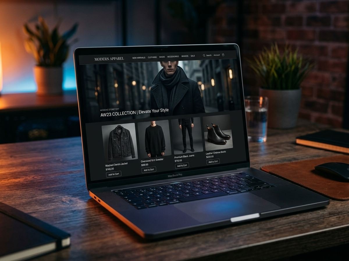 Shopify fashion store project